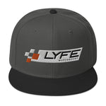 LYFE Motorsport White Logo Snapback Hat