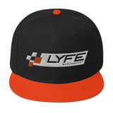 LYFE Motorsport White Logo Snapback Hat